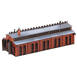 1-Stall Locomotive Shed -- 5-29/32 x 2"