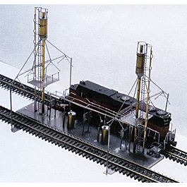 2-Track Diesel Locomotive Service Facility -- Etched-Metal Kit