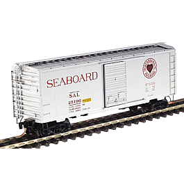 40' Standard Boxcar Single Door -- Seaboard Air Line #25196 (Aluminum w/red lettering & Heart herald)