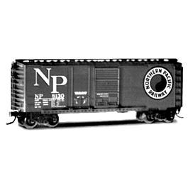 40' Standard Boxcar w/plug and sliding door -- Northern Pacific #8133