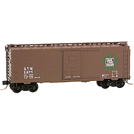 40' Standard Single Door Boxcar -- Grand Trunk Western #516771 (Boxcar Red, white lettering)