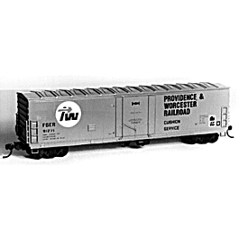 50' Insulated Smooth-Side Single Plug-Door Boxcar -- Providence & Worcester