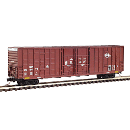 60' Boxcar Excess Height w/Double Plug Door/Waffle Side -- Missouri Pacific #269477 (Freight Car Red, white herald & lettering)
