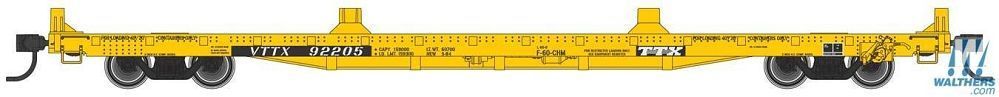 60 Ft Flat Car-5351 : HO