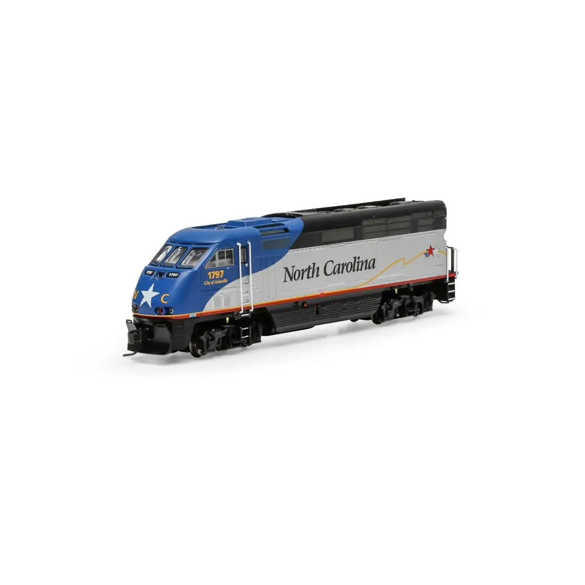 Athearn #15304 F59PHI, RNCX #1797 North Carolina DOT DCC Ready