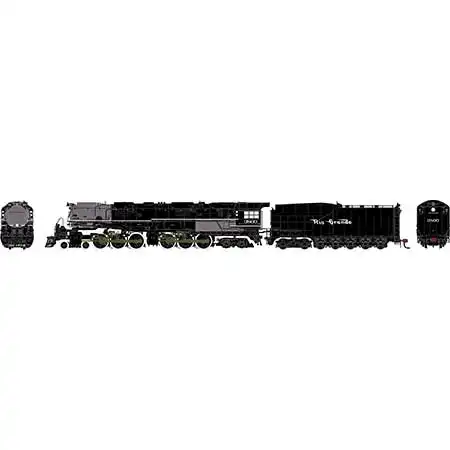 Athearn #G97976 HO 4-6-6-4, D&RGW #3803 Challenger