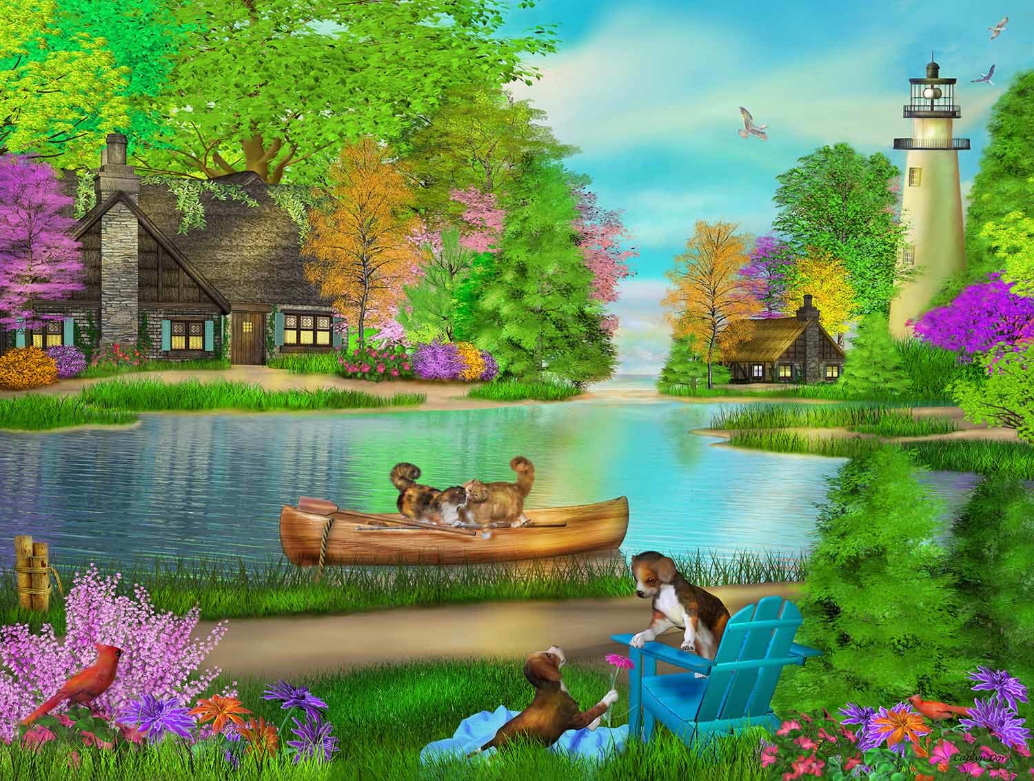 By the Shore - 500pc Jigsaw Puzzle by SunsOut