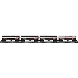 Classic Boxcar 4-Pack -- Pennsylvania Railroad LCL Service Box #1, #2 & #3 & Liberty Bell Box