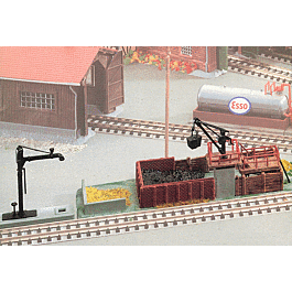 Coaling Point w/Water Tower -- 4-3/4 x 1-5/8"12 x 4cm 1-3/4 x 3/8"4.5 x 1cm