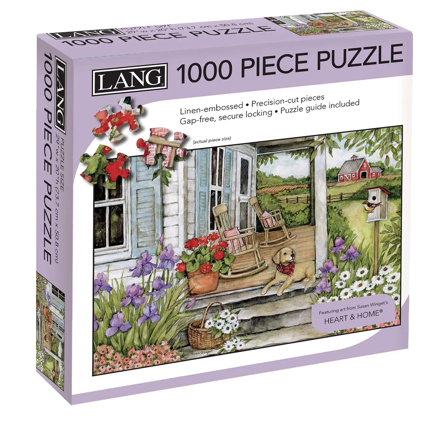 Country Home - 1000 Piece Jigsaw Puzzle by Lang