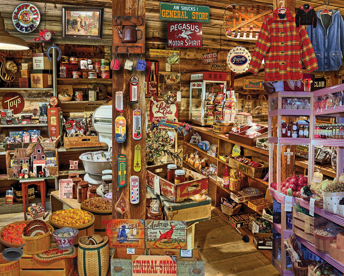 Country Store - Seek & Find - 1000 Piece Jigsaw Puzzle by White Mountain