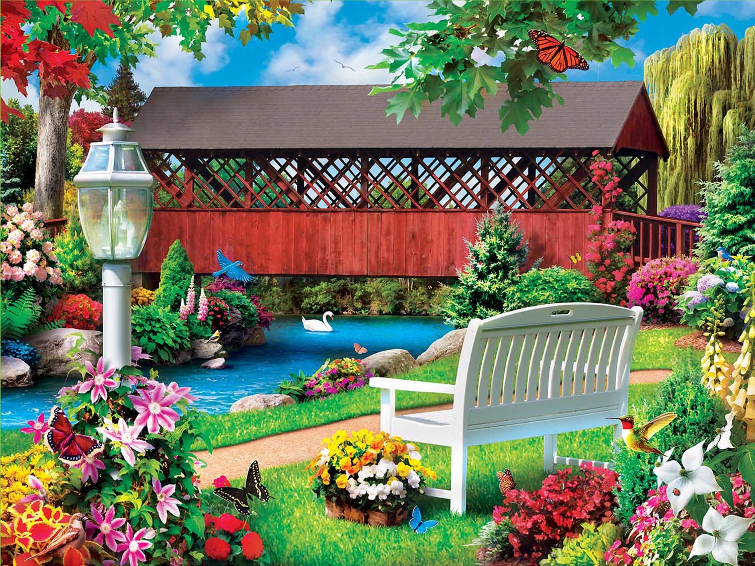 Countryside Park - 300 Piece Jigsaw Puzzle by MasterPieces