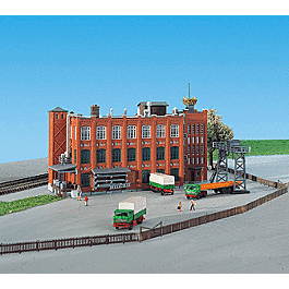 Factory Building -- Kit - 4-7/8 x 3-3/4 x 3-3/4" 12.5 x 9.5 x 9.5cm