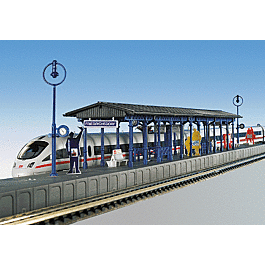 Freidrichsdorf Station Covered Passenger Platform -- 17-13/16 x 1-1/2 x 3/8"44.5 x 3.7 x 1cm