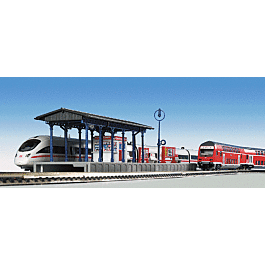 Freidrichsdorf Station Covered Passenger Platform Extension -- Matches Parts from 405-7751, sold separately