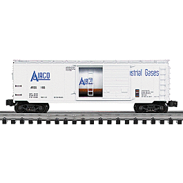 Gold Line(tm) Boxcar -- Airco #103 w/Interior Tank (white, blue details)