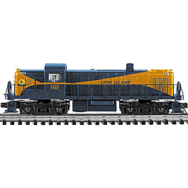 GOLD Line(TM) Diesel Alco RS-3 Powered w/Smoke & Sound -- Long Island Railroad (blue, orange w/"Dashing Dan" herald)