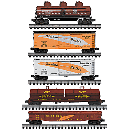 Gold Line(tm) Freight Car 5-Pac -- Western Pacific