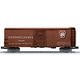 Pennsylvania Railroad X31A 40' Boxcar - 3-Rail - Ready to Run -- Pennsylvania Railroad #76644 (Tuscan, Shadow Keystone)