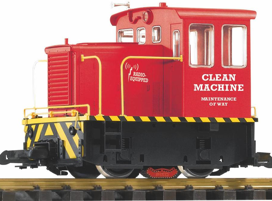 Piko #38506 Track Cleaning Diesel Switcher - Clean Machine R/C Battery Powered Track Cleaning