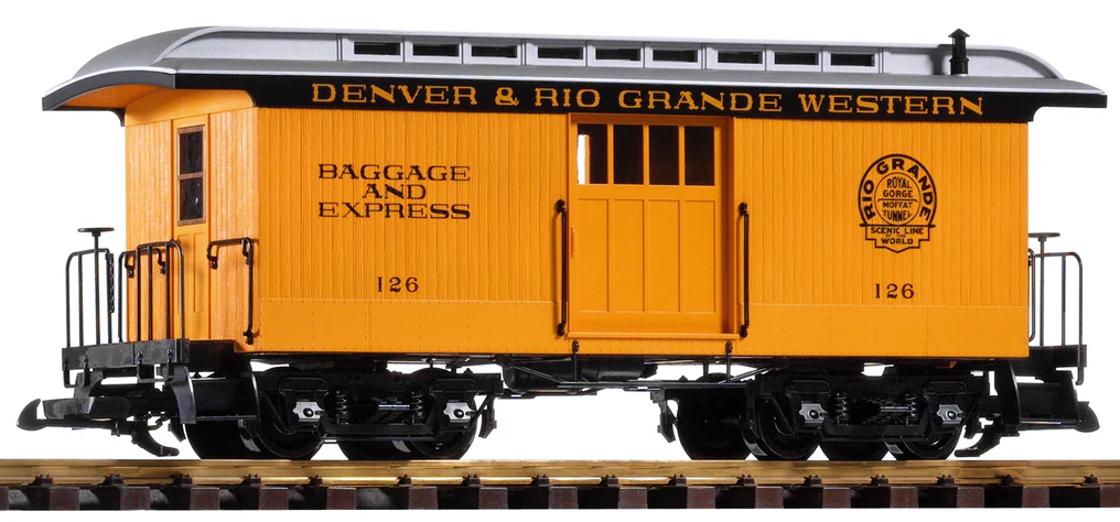 PIKO #38603 Baggage Car- Denver & Rio Grande Western