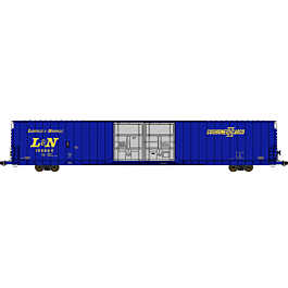 Pullman-Standard 86' Double-Door Auto Parts Boxcar - Ready to Run -- Louisville & Nashville