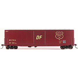 Railroad Ready(tm) PS-1 50' Single Door Boxcar - Assembled -- Wisconsin Central