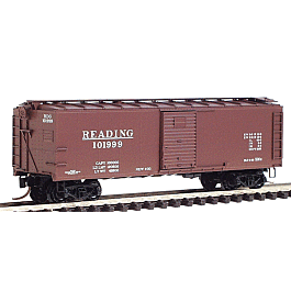 USRA 40' Single-Door Boxcar -- Reading #101999 (Boxcar Red w/white lettering)