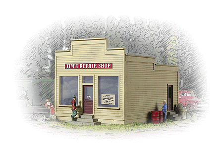 Walthers #933-3229 Jim's Repair Shop -- Kit