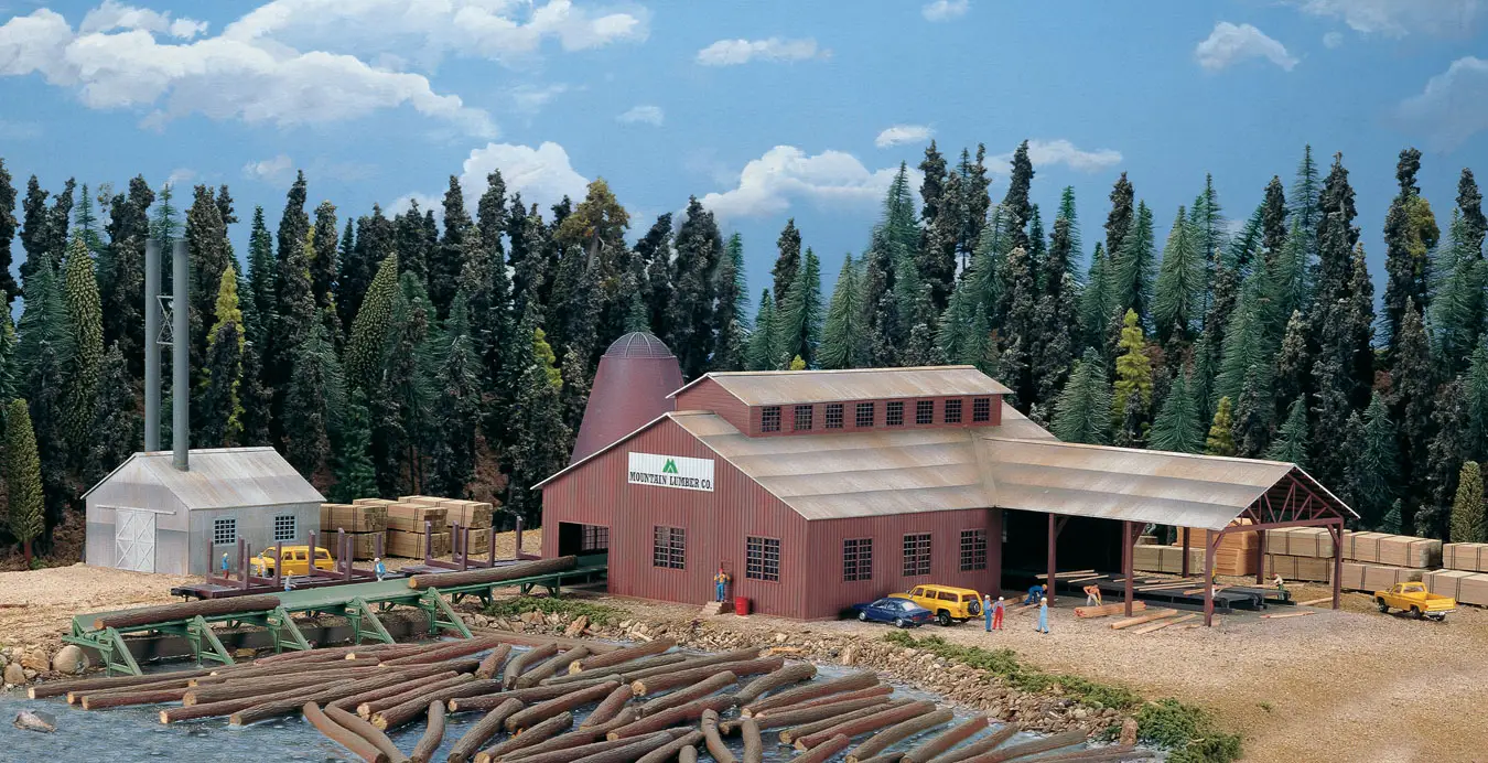 Walthers #933-3236 Mountain Lumber Company Sawmill -- Kit