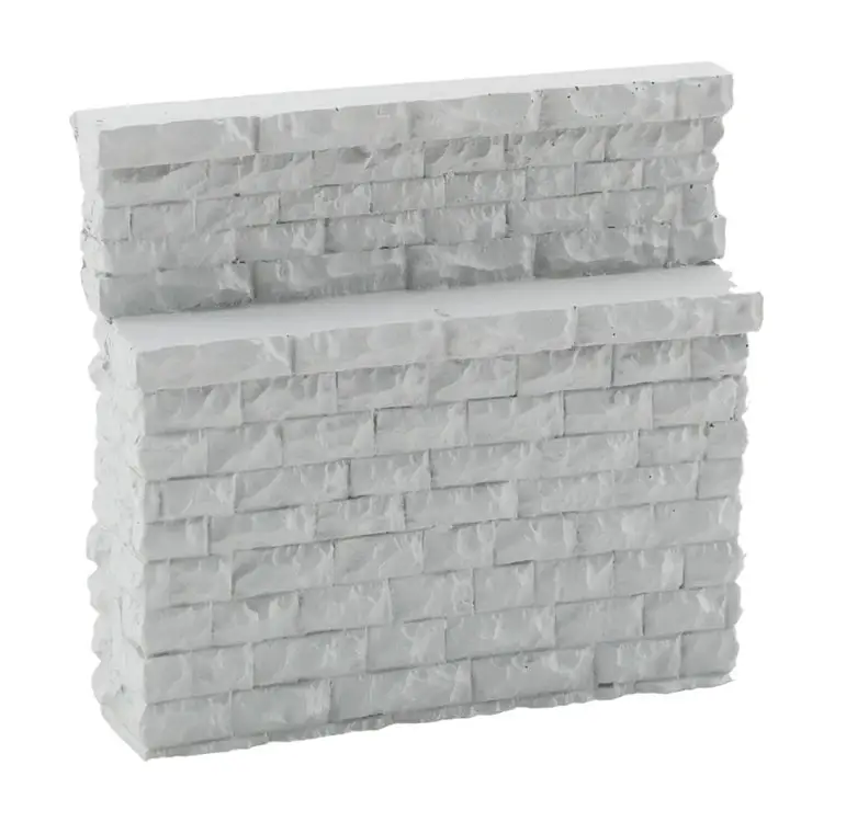 Walthers 933-4585 HO Single-Track Railroad Bridge Stone Abutment - Low