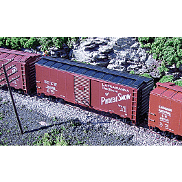 Yardmaster Series 40' 1937 AAR Boxcar -- Lackawanna "Phoebe Snow" (Boxcar Red)