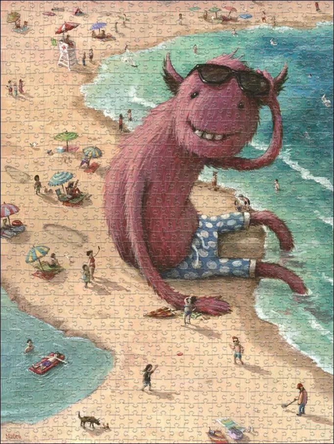 ZoZoville Beach Boy - 1500 Piece Jigsaw Puzzle by Heye