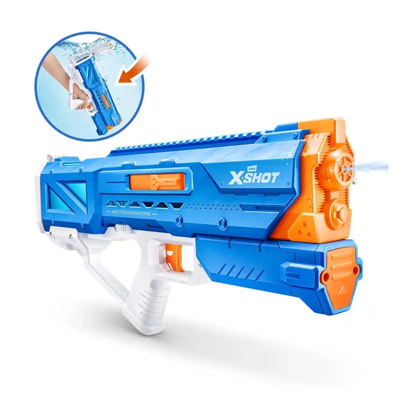 ZURU X-Shot Fast Fill Hydra Pulse Motor Soaker Motorized Water Blaster